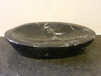 Nero Marquinia Marble Soap-Dish - Made in Italy